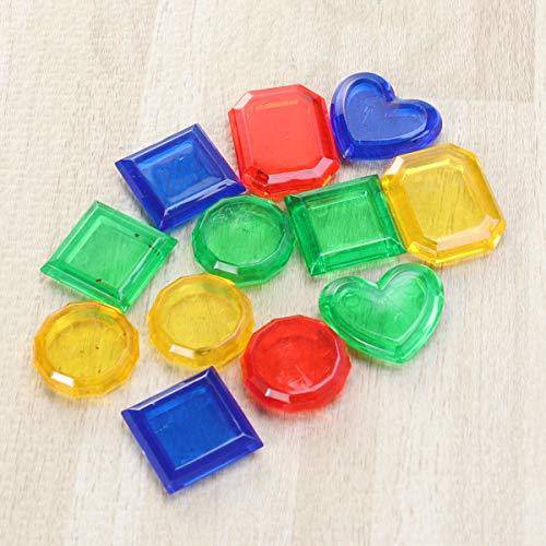TOYANDONA 12 Pieces Sinking Dive Gems Pool Toy Set Underwater Swimming Diving Toys for Summer Pool Party Favors (Random Color)