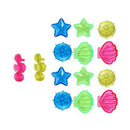TOYANDONA 16pcs Sinking Dive Gem Pool Toy Set Underwater Swimming Toys Seahorse Ornament Nautical Kids Party Favors Gifts (B Pattern)