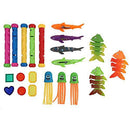 TOYANDONA 21pcs Summer Beach Toys Marine Life Bath Toys Bathroom Accessories Toys for Children
