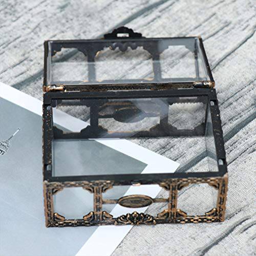 TOYANDONA 3 Pcs Pirate Treasure Box Plastic Treasure Chest Crystal Gem Jewelry Box Metal Box for Kids