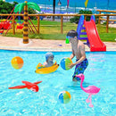 TOYANDONA 6pcs Beach Ball Inflatable Cooler Flamingo Inflatable Blow Up Flamingo Swimming Toys Beach Toy Water Toys for Kids Baby