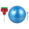 TOYANDONA Swimming Pool Ball Water Floating PVC Ball Plaything with Hose Adapter Underwater Passing Dribbling Games for Teens Kids Adults Blue