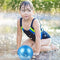 TOYANDONA Swimming Pool Ball Water Floating PVC Ball Plaything with Hose Adapter Underwater Passing Dribbling Games for Teens Kids Adults Blue