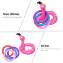 Toyvian 2 Sets Inflatable Flamingo Pool Ring Toss Pool Game Toy Swimming Pool Toys Hawaiian Luau Beach Toys Carnival Water Pool Games for Kids Adults Family