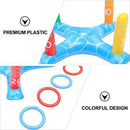 Toyvian 2Set Swimming Pool Games Inflatable Pool Ring Toss Floating Pool Toys for Adults and Family