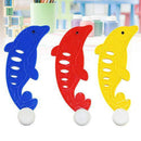 Toyvian 3pcs Diving Dolphin Toy Swimming Pool Fun Cute Dolphin Learning Toy Training Accessory Grab Toy for Kids