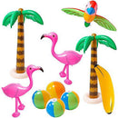 Toyvian 6pcs Swimming Toys Cute Plastic Floating Inflatable Swimming Toys Water Toys Beach Toy for Kids Baby