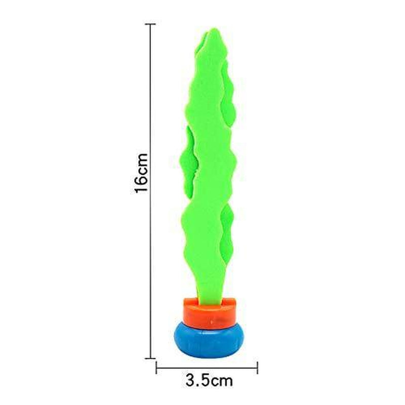 Tuelaly 3Pcs Sea Weed Throwing Diving Toy, Funny Interactive Diving Toy,Educational Dive Sink Toy Swimming Pool for Kids 3pcs