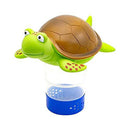 Turtle Shape Pool Floater Dispenser, Adjustable Water Flow Size Inlet, Indoor & Outdoor Swimming Pools and Bathtub Supplies (A 1pc)