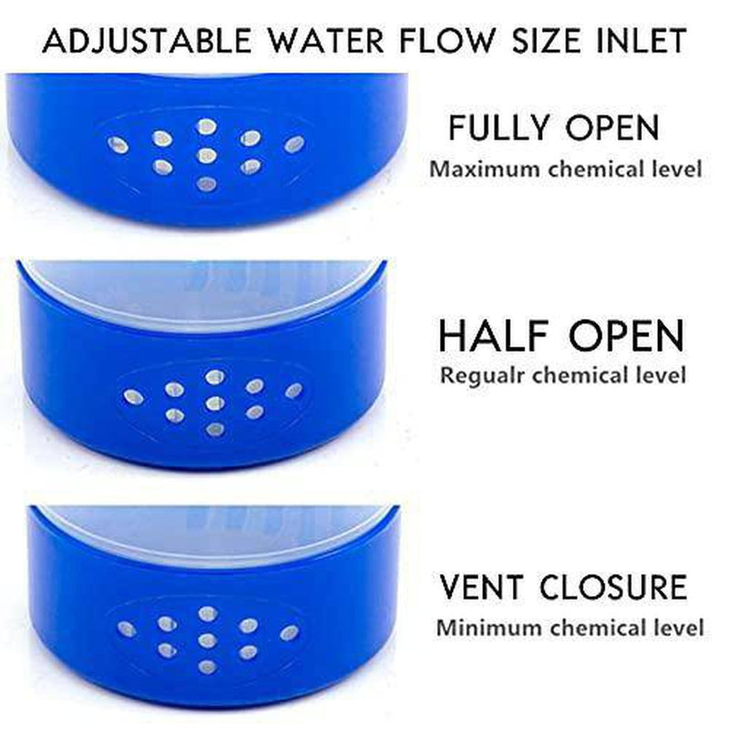 Turtle Shape Pool Floater Dispenser, Adjustable Water Flow Size Inlet, Indoor & Outdoor Swimming Pools and Bathtub Supplies (A 1pc)