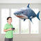 Underwater Motor Thruster Remote Control Flying Shark Swimming Pool Bathroom Pool Friends Family Boys Girls(Blue Shark)