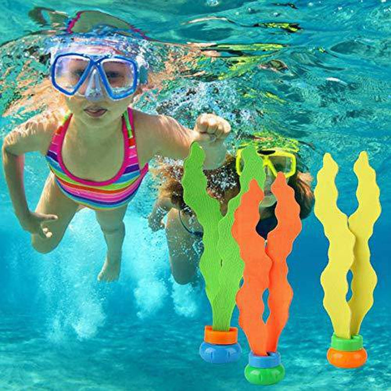 Underwater Swim Dive Games Sinking Seaweed Bandits Diving Rings Durable Swimming Diving Seaweed Toys for Diving Training Toy