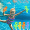 Underwater Swimming Diving Pool Toy 4 pcs, Summer Underwater Swimming Creative Diving Toys for Summer Fun, Pool Play, Party Favors (A)