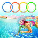 Underwater Swimming Diving Pool Toy Rings Diving Sticks and with Under Water Treasures Gift Set Bundle for Kids Teens and Adults