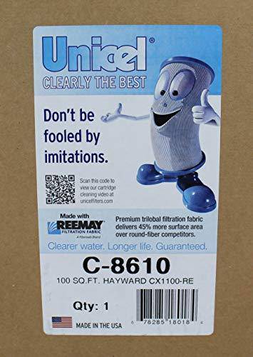 Unicel 2 C-8610 Hayward Star Clear II CX1100 Filter Cartridges PA100 FC-1290