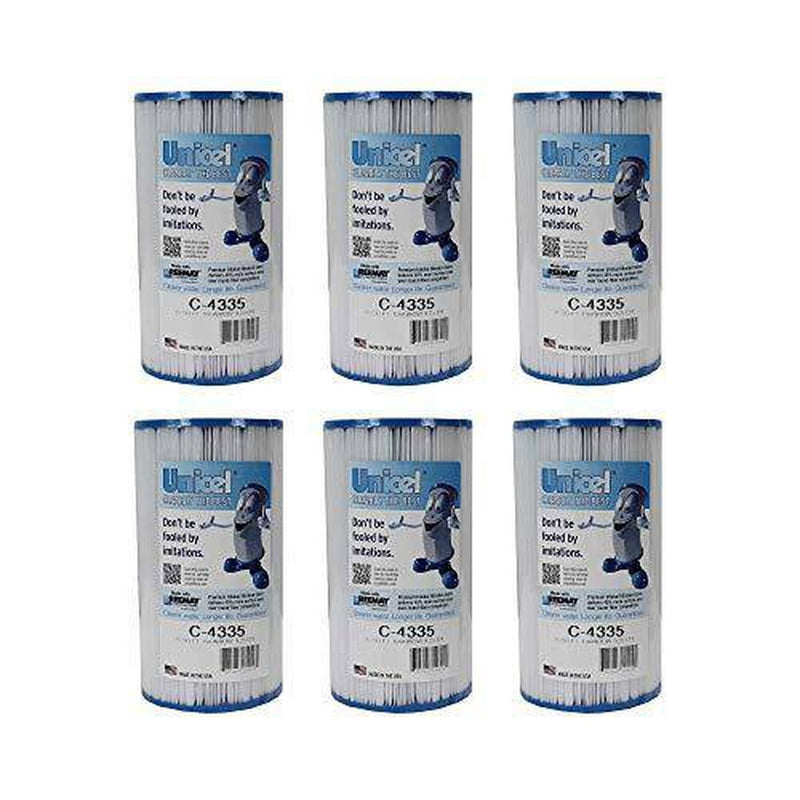 Unicel 35 sq Foot Rainbow Replacement Swimming Pool Filter Cartridge (6 Pack)