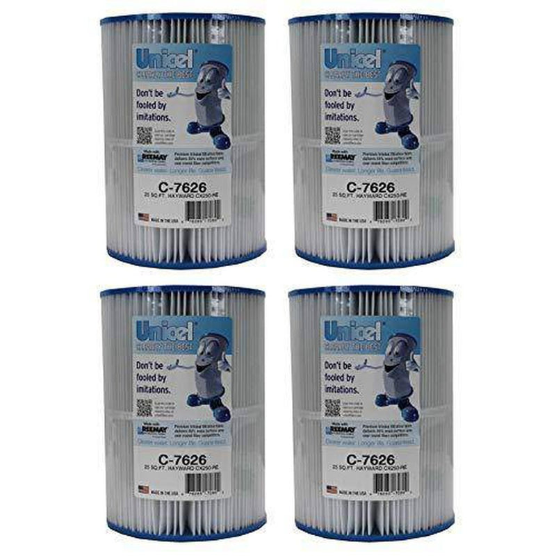 Unicel 4 C-7626 Spa Pool Replacement Cartridge Filters Sq Ft Hayward CX250RE