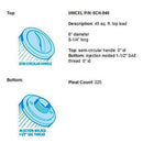 Unicel 6CH-940 Waterway Vita Aber Hot Tub and Spa Replacement Filter Cartridge for Filbur FC-0359, Pleatco PWW50P3 6CH-940 Filter Cartridges