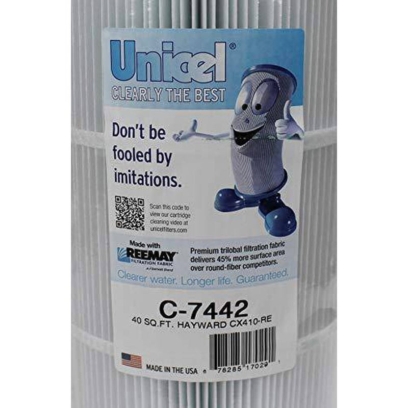 Unicel C-7442 Spa Replacement Cartridge Filter Sq Ft Hayward Easy Clear C400