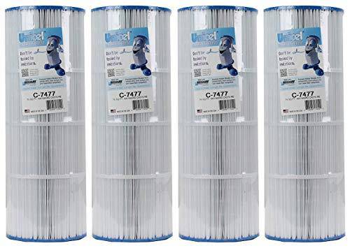 Unicel C-7477 Swimming Pool 75 Sq. Ft. Replacement Filter Cartridge (4 Pack) - Replacement for Hayward C-3000, C 3020, C-3025, CX580RE and CX570RE