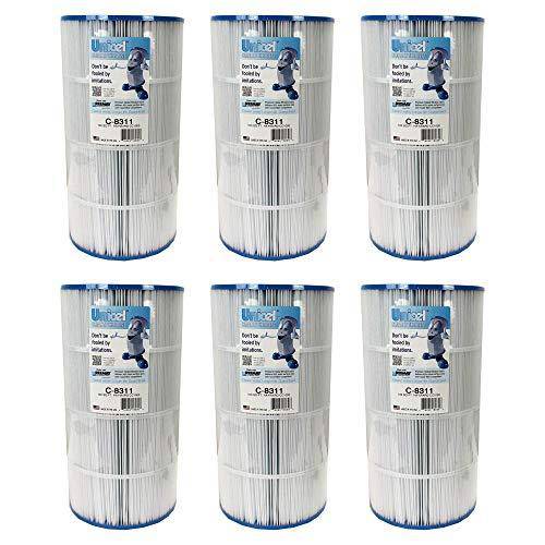 Unicel C-8311 Spa Replacement Cartridge Filter 100 SF Hayward PXST100 (6 Pack)
