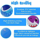 Uniqhia Inflatable Pool Ring Toss Games Toys, Floating Shark Flamingo Swimming Pool Ring with 6Pcs Rings, Swimming Pool Games for Kids Adults Summer Pool Party -US Patented