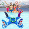 Uniqhia Inflatable Pool Ring Toss Games Toys, Floating Shark Flamingo Swimming Pool Ring with 6Pcs Rings, Swimming Pool Games for Kids Adults Summer Pool Party -US Patented