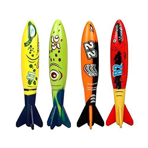 URTop 19 Pack Pool Toys for Kids Swimming Pool Summer Water Diving Underwater Training Toy Set Throwing Toy Diving Game