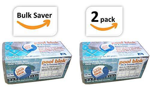 US Pumice, Pool Cleaning Blok, PB-12, Pumie PoolStone, 100% Natural Pumice Stone for Pools & Spa Tile, Grout & Concrete Cleaning (2)