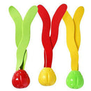USThirty 3PCs Diving Training Toy - Diving Ball Streamers Easy to Grasp, Eye-Catching Colors Underwater Swimming Summer Diving Toys, Funny Water Game Tools for Kids Boys Girls Learning