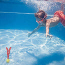 USThirty 3PCs Diving Training Toy - Diving Ball Streamers Easy to Grasp, Eye-Catching Colors Underwater Swimming Summer Diving Toys, Funny Water Game Tools for Kids Boys Girls Learning