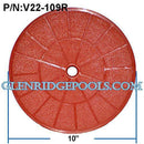 Val-Pak U3 Skimmer Lid Red - V22-109R (9 7/8 inches)