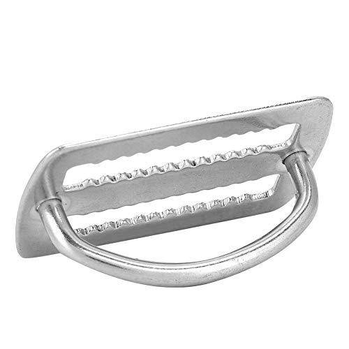 VGEBY Slide Buckle, 50mm Stainless Steel Slide Buckle Strap Durable Belt Keeper for Diving