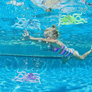 VICTSM Diving Toys Diving Underwater Swimming Colorful Pool Sink Ringtraining Under Water Fun Toy Children Playing in The Beach Swimming Pool Diving Toys, Octopus, Diving Fish, Dolphins, Sharks (A)