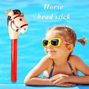 VIDAVI Kids Horse Riding Game Toy Multi-Functional Classic Practical Outdoor Plaything Blow Up Iatable Horse Head Stick