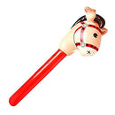 VIDAVI Kids Horse Riding Game Toy Multi-Functional Classic Practical Outdoor Plaything Blow Up Iatable Horse Head Stick