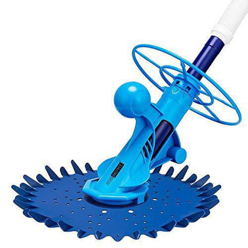 VIVOHOME Upgraded Automatic Inground Above Ground Suction Swimming Pool Sweeper Vacuum Cleaner with 10 3.28 ft Hoses Ocean Blue