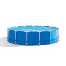 VNFWLDM Family Swimming Pools, Rectangular Above Ground Swimming Pool with Steel Frame, Outdoor Backyard Swimming Pools for Adults and Kids Family, Cover Ground Cloth, Easy Set