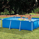 VNFWLDM Swimming Pools, 1208030IN Family Lounge Swimming Pool,Outdoor Rectangular Frame Above Ground Swimming Pool, Babies, Toddlers, Outdoor, Garden, Backyard,Summer Water Party