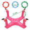 Voiiake Flamingo Inflatable Pool Ring Toss, Pool Toys for Kids with 6pcs Rings, Swimming Pool Games for Adults and Family