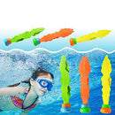 Wakauto 1 Set of Diving Toys is Safe and Durable, Colorful and Easy to Control for Children ( 3pcs Seaweed, 1pc Diver )