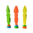 Wakauto 1 Set of Diving Toys is Safe and Durable, Colorful and Easy to Control for Children ( 3pcs Seaweed, 1pc Diver )