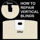WalterDrake Vertical Blind Repair Tabs - Set Of 10