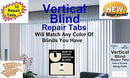 WalterDrake Vertical Blind Repair Tabs - Set Of 10