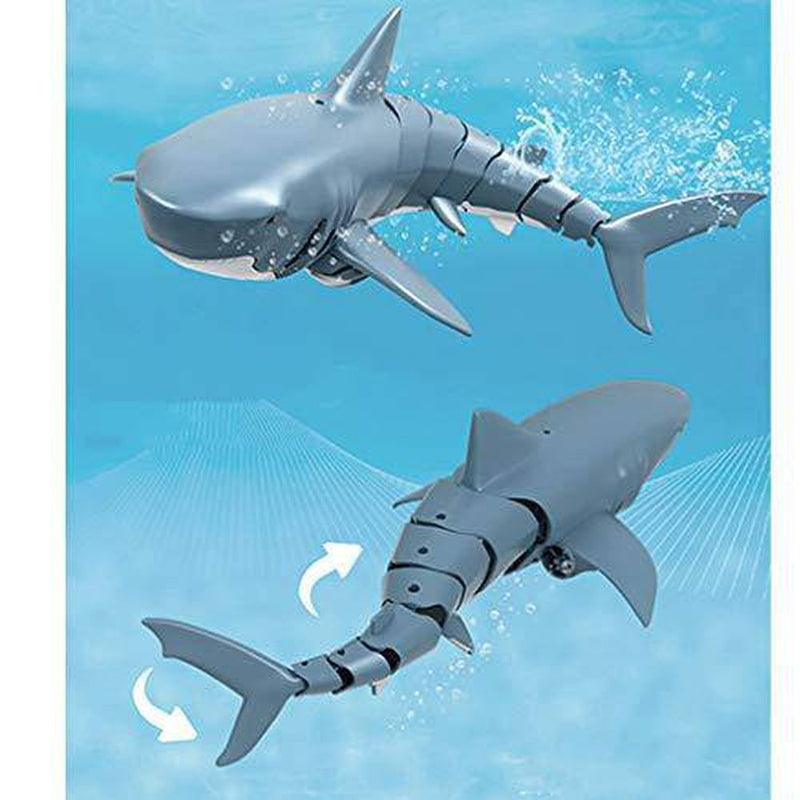 WANGFUFU Shark Toy Remote Control with Flexible Swing Golden Pool Toys Water Toys For Boys Kids Gift