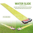 Water Activities Pad Water Slide Spraying, PVC Ultra-Long Summer Water Slide, for Backyard for Party(HS0221)