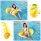 Water Hammock, Pool Lounger Float Hammock Inflatable Rafts Floating Chair Pool Float for Adults and Kids (Orange)