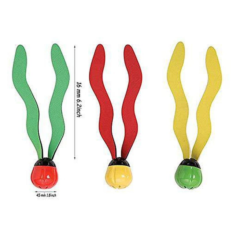 WeDai Parent-Child 3Pcs/Set Swimming Pool Accessories Sports Underwater Diving Child Seaweed Toy Diving Grass Toys