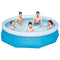 WenFei shop Swimming Pool,Quick Set Family Pool Garden Splash Paddling Pools with Electric Pump,Easy to Assemble and Disassemble Round Pool