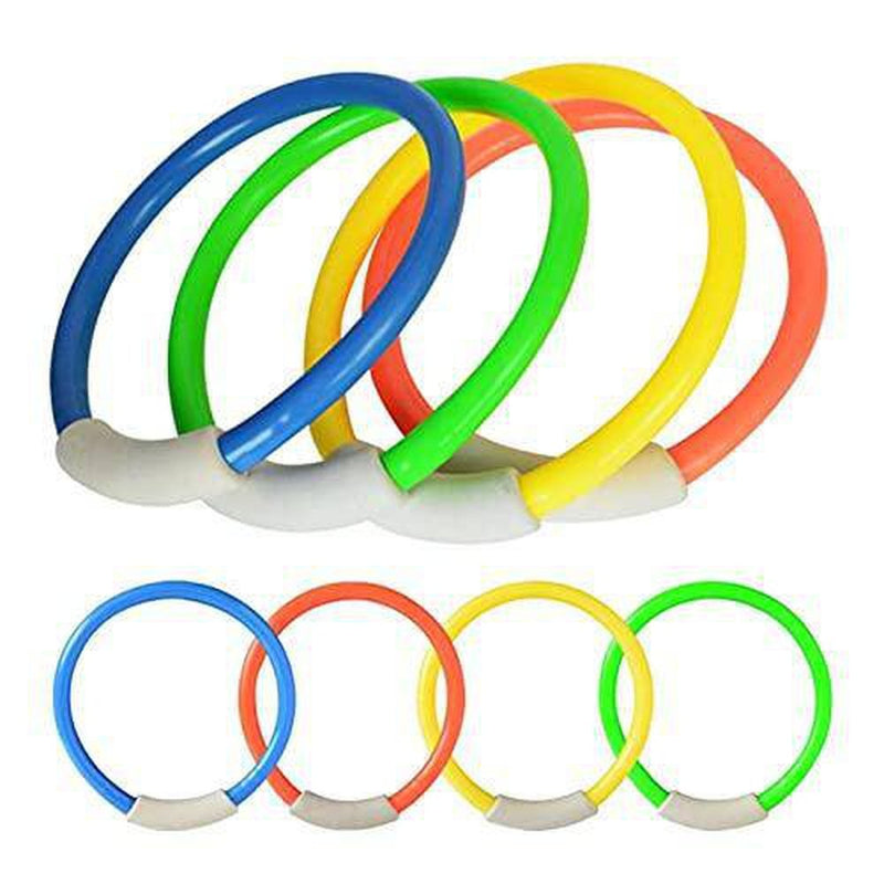 WFTHOD Summer Diving Toys Diving Circle Throwing Toy Funny Swimming Diving Ring Pool Diving Game Children Dive Toy Swimming Pool (Color : Y)